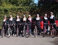 Nuns on bikes